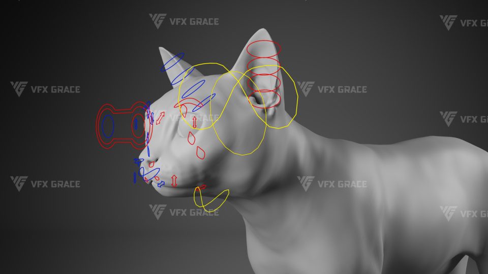 British Shorthair Animation | Blender 3D Model | VFX Grace